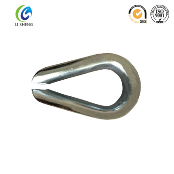 Hot dip galvanized wire rope thimble